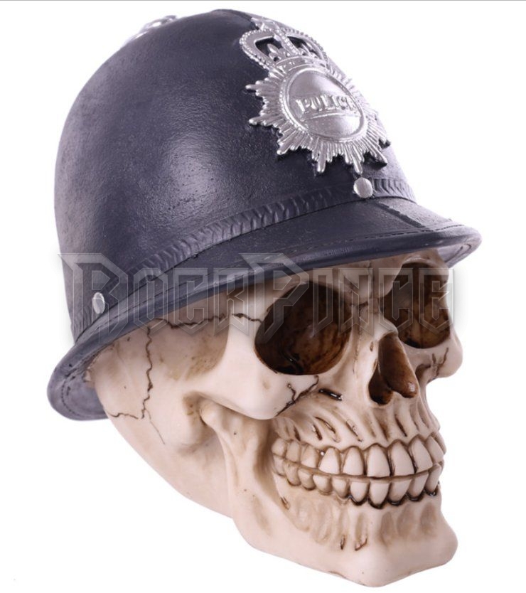 Skull in Police Helmet - Bobby Skull - koponya - SK250