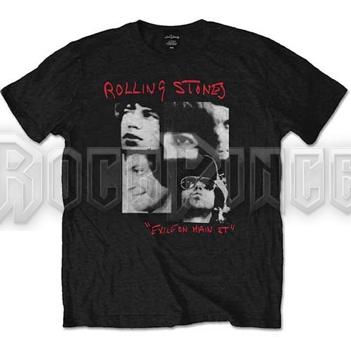 THE ROLLING STONES - PHOTO EXILE - unisex póló - RSTEE04MB