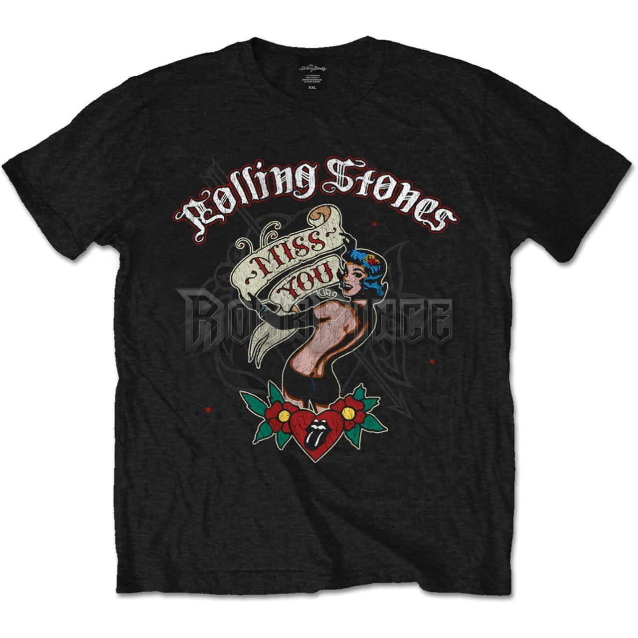 THE ROLLING STONES - MISS YOU - unisex póló - RSTEE09MB