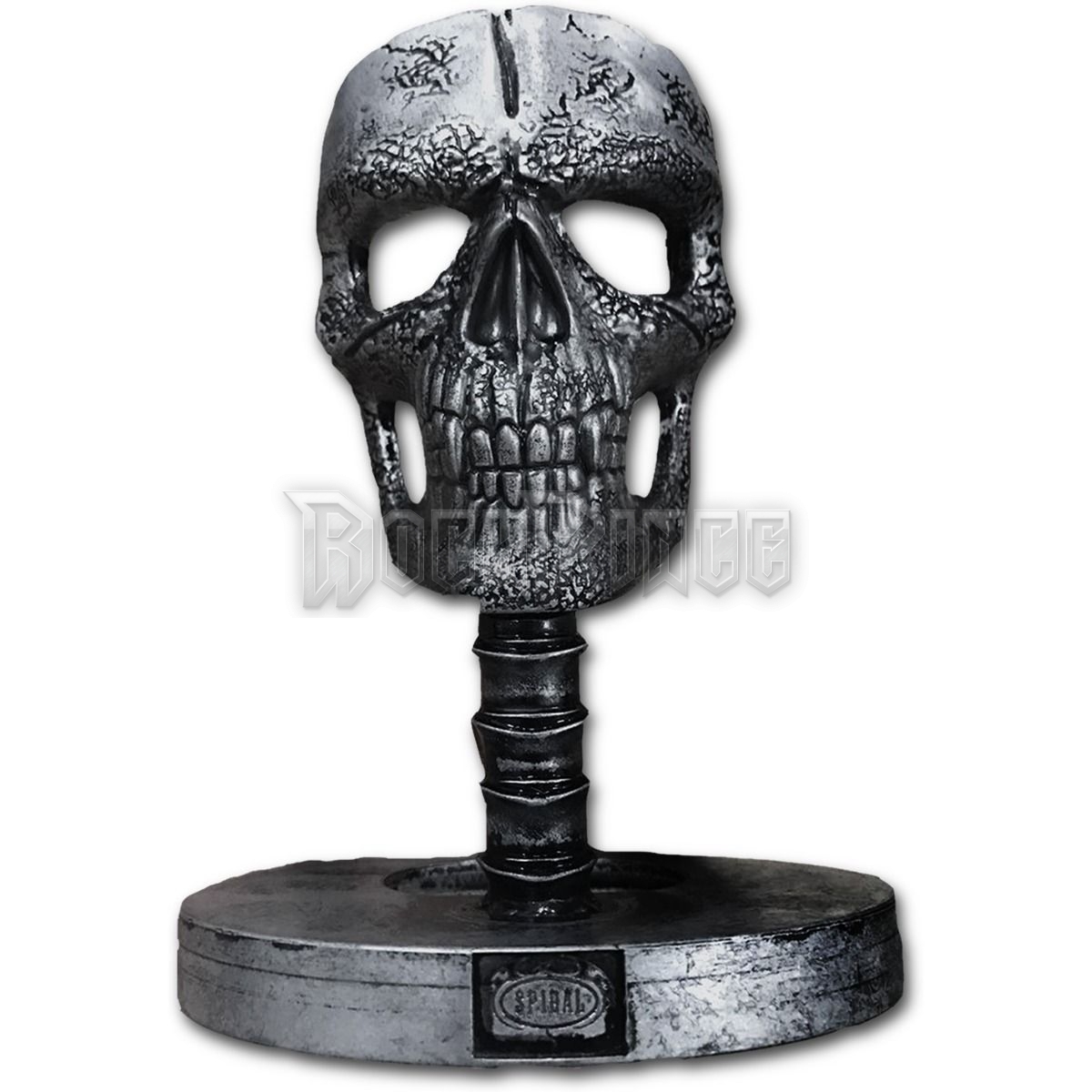WAX REAPER WITH SKULL - Candle with Metal Sculpture Inside - K049A907