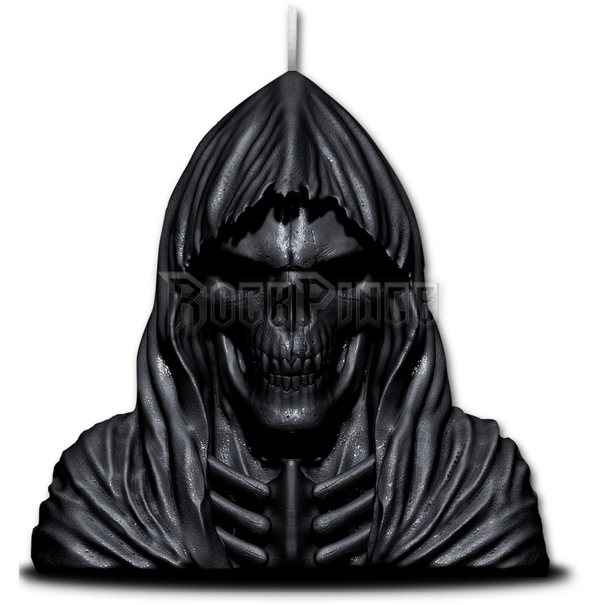 WAX REAPER WITH SKULL - Candle with Metal Sculpture Inside - K049A907
