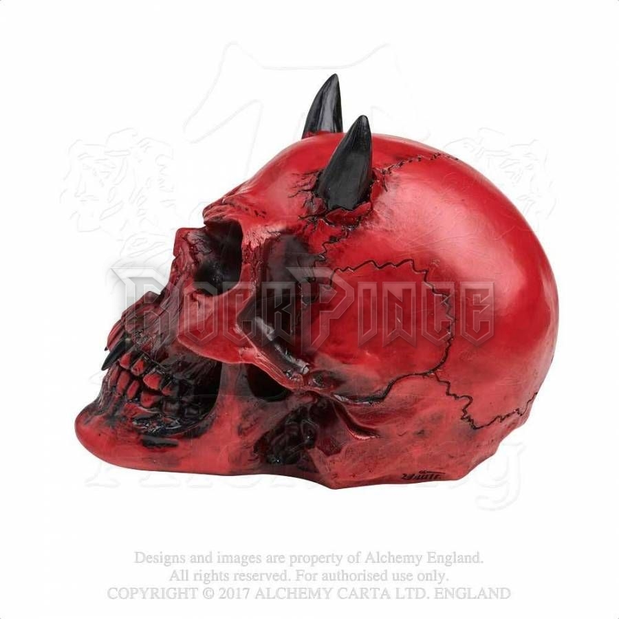 Alchemy - Crimson Demon Skull - koponya V43