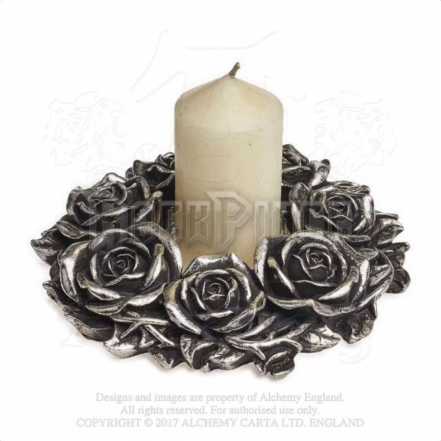 Alchemy - Black Rose Wreath - asztali/fali dísz V65