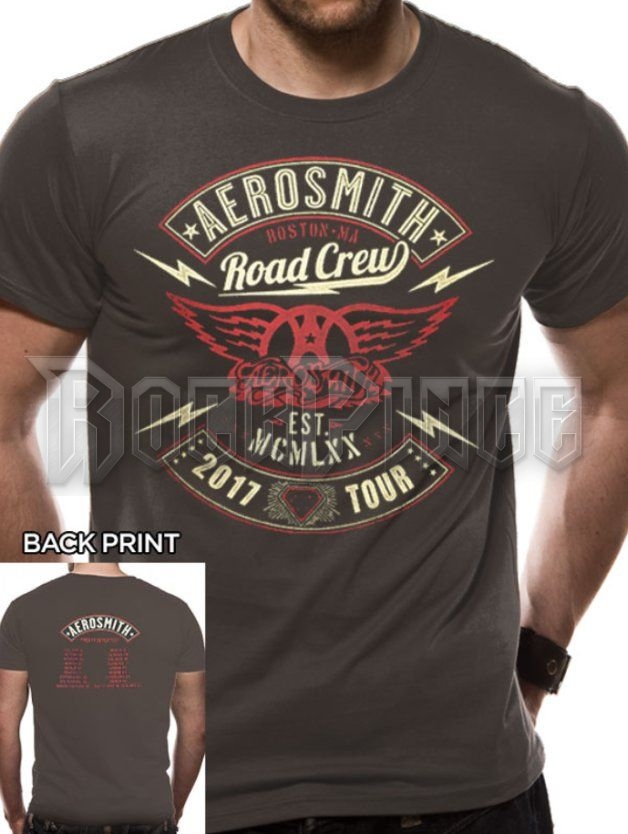 Aerosmith - Road Crew Militant - unisex póló - PE15990TSC