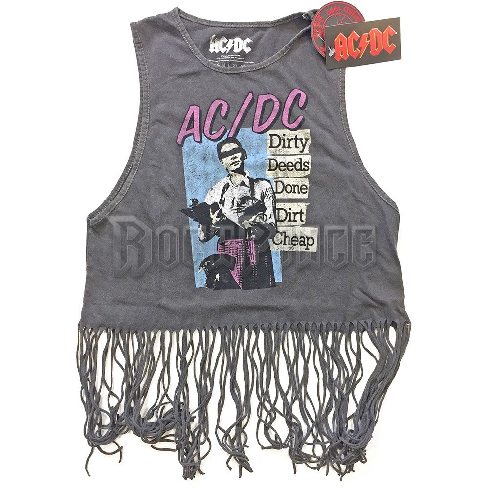 AC/DC - DIRTY DEEDS DONE DIRT CHEAP - rojtos női trikó - ACDCTVT01LC