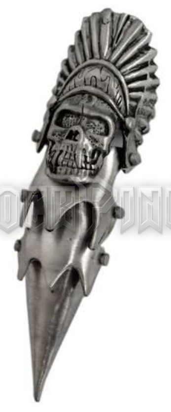 Indian Skull - karomgyűrű - FR058