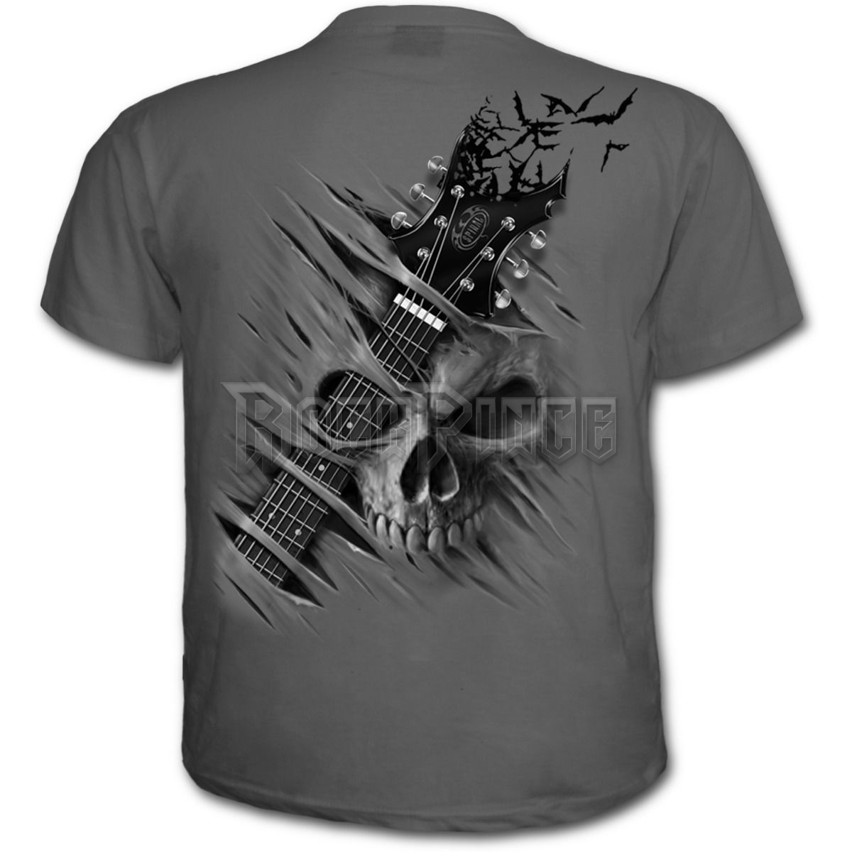 NIGHT RIFFS - T-Shirt Charcoal (Plain) - E025M115
