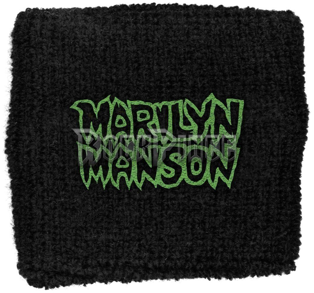 Marilyn Manson - Logo - frottír csuklószorító - WB223