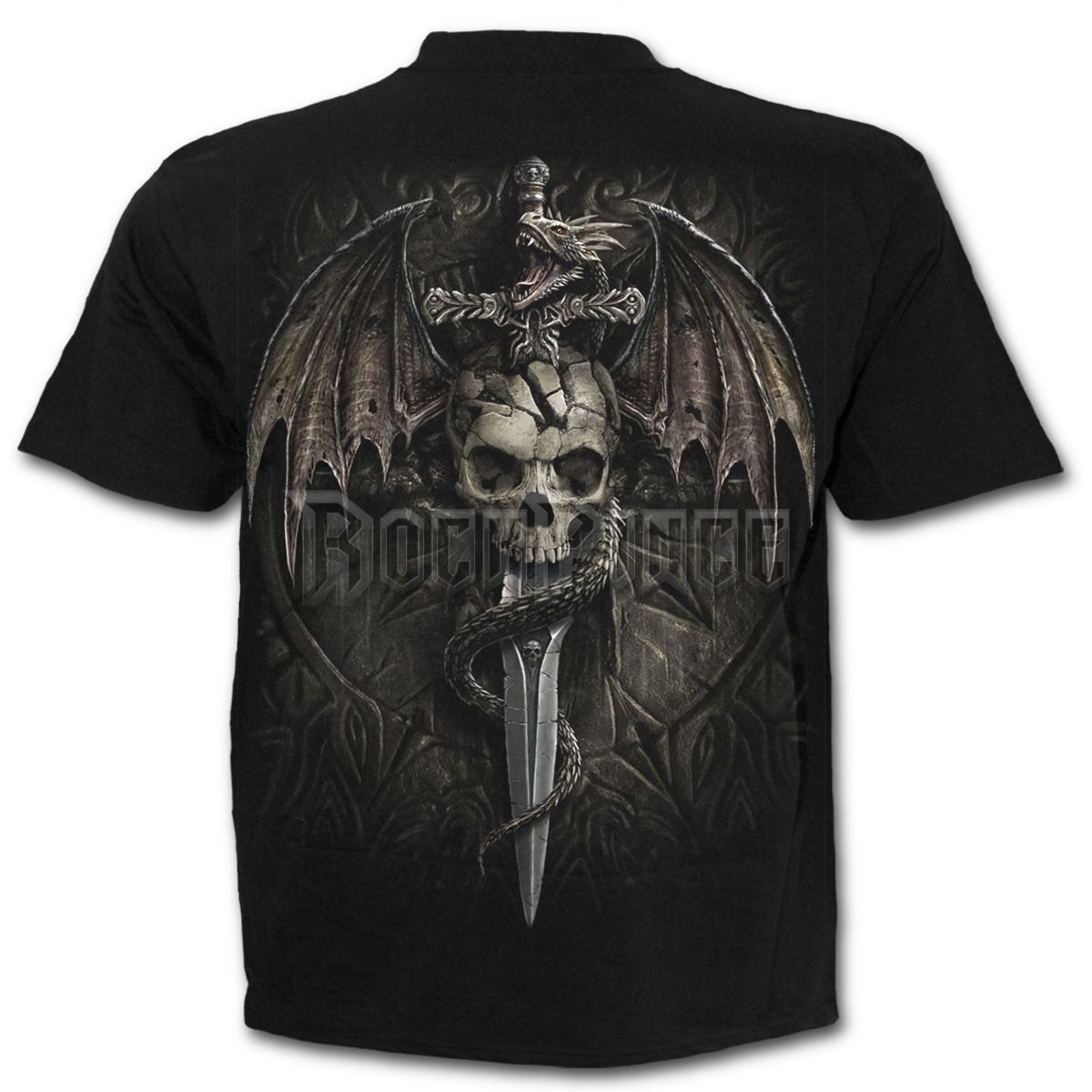 DRACO SKULL - T-Shirt Black - K054M101
