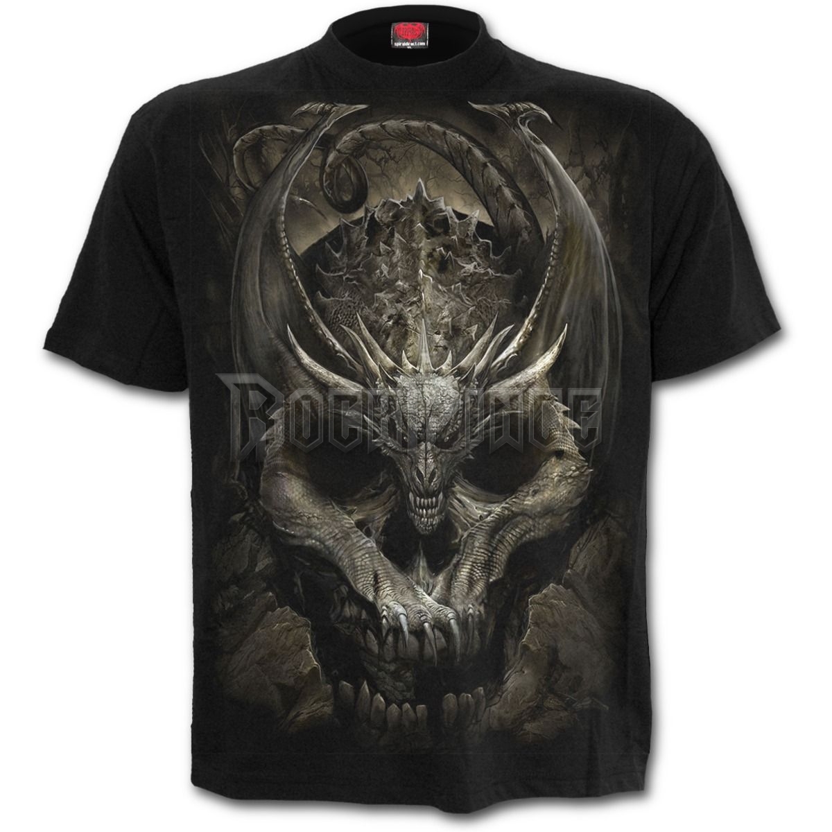 DRACO SKULL - T-Shirt Black - K054M101