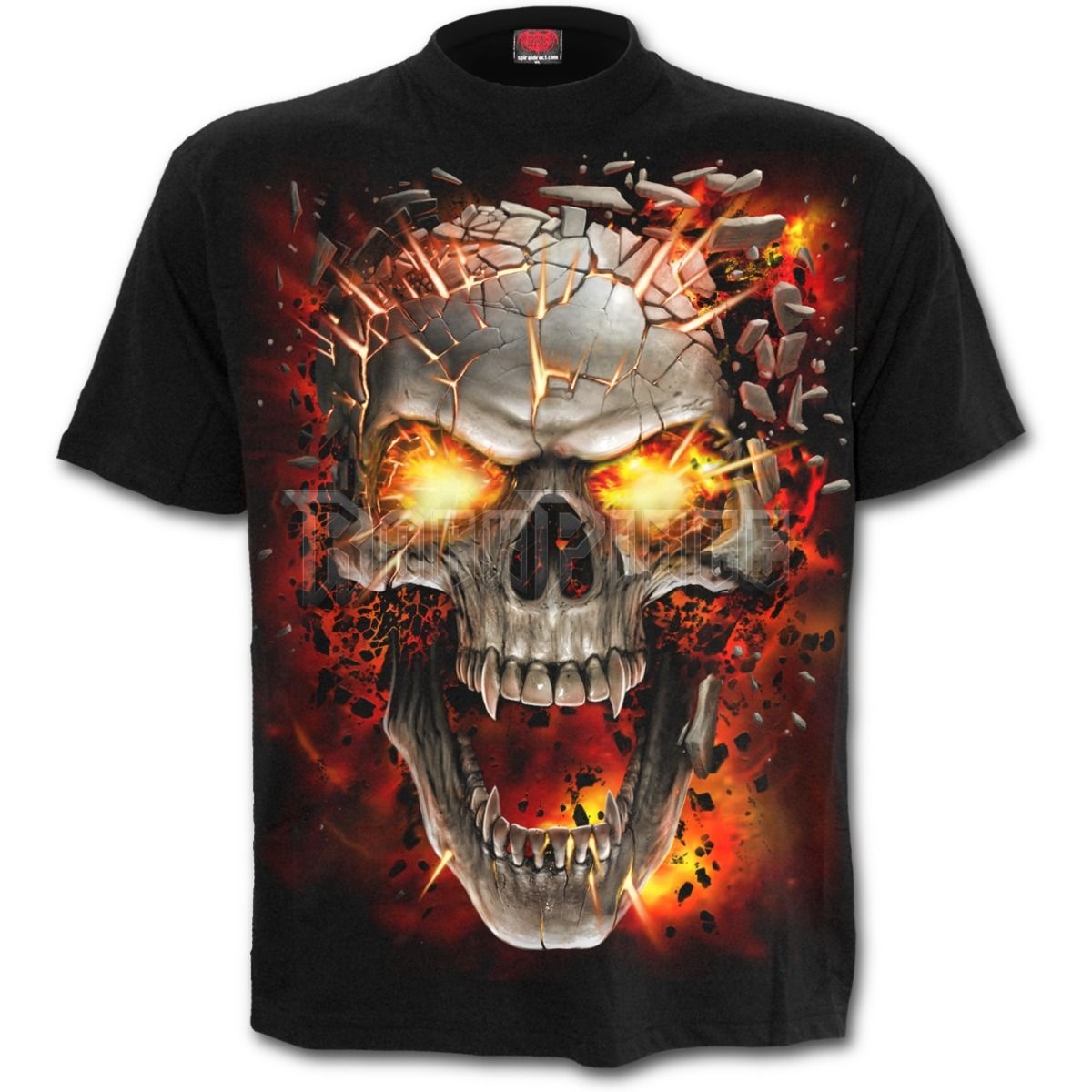 SKULL BLAST - T-Shirt Black - T152M101
