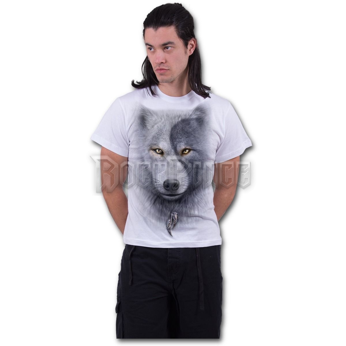 WOLF CHI - T-Shirt White (Plain) - T118M113