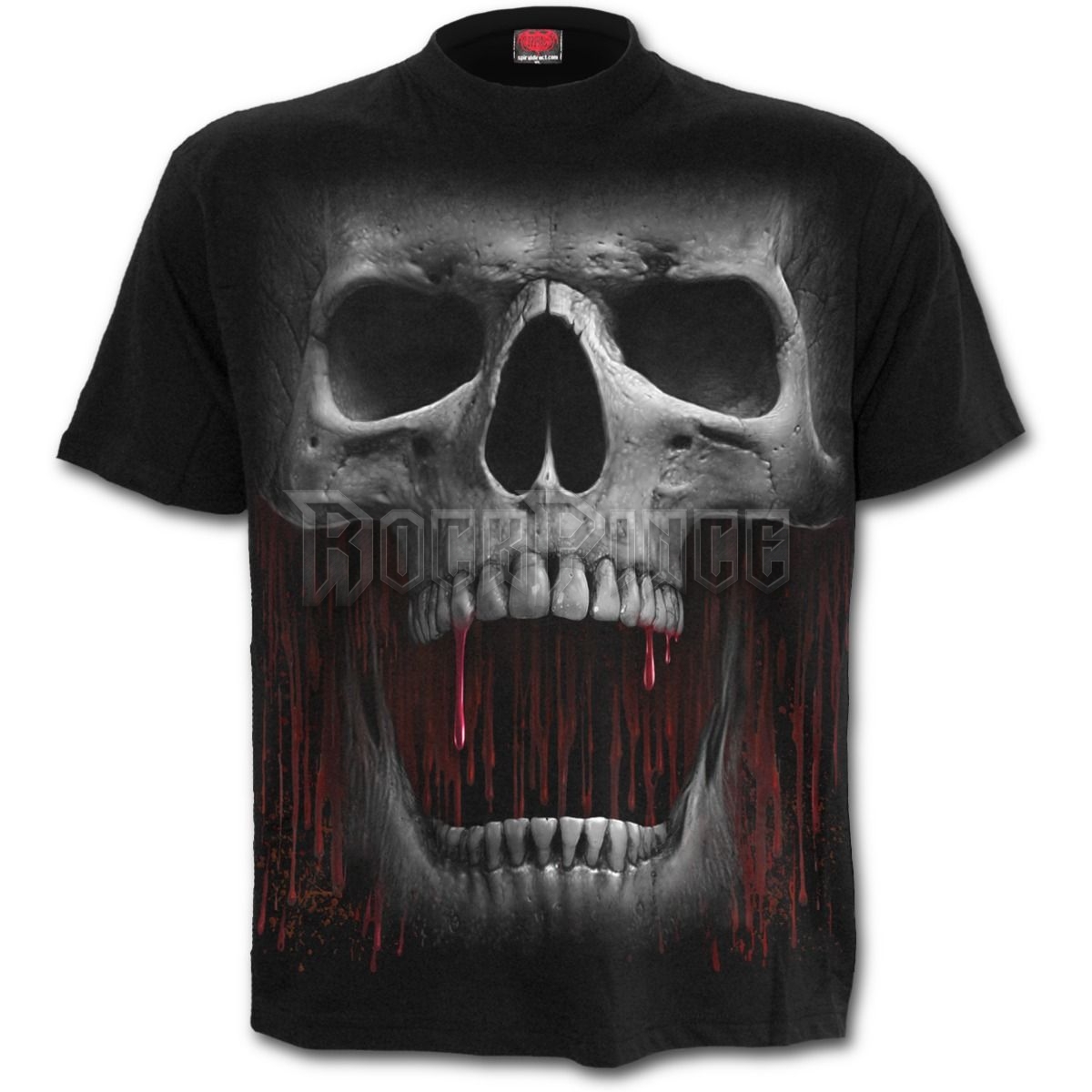 DEATH ROAR - Front Print T-Shirt Black - T151M121