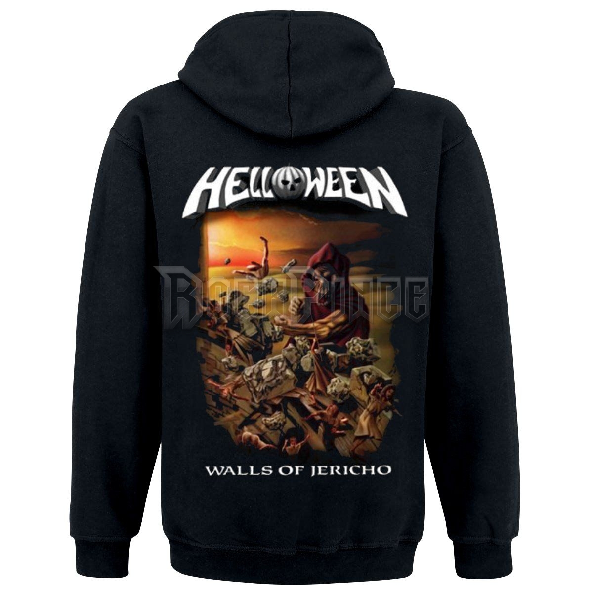 Helloween - Walls of Jericho - cipzáras kapucnis pulóver
