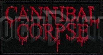 Cannibal Corpse - RED LOGO - KISFELVARRÓ