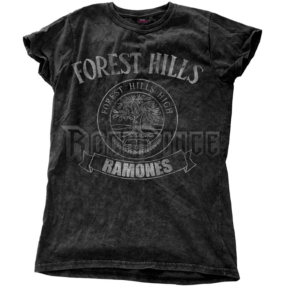 RAMONES - FOREST HILLS VINTAGE - női póló - RASWASH01LB