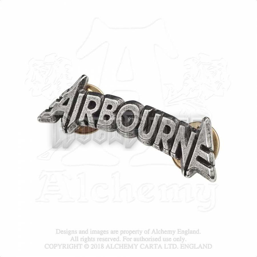 Airbourne: Lettering Logo - kitűző / fémjelvény PC509
