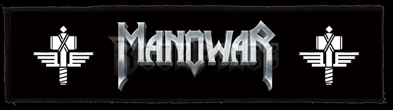 MANOWAR - Logo (Superstrip) - kisfelvarró HKF-0700