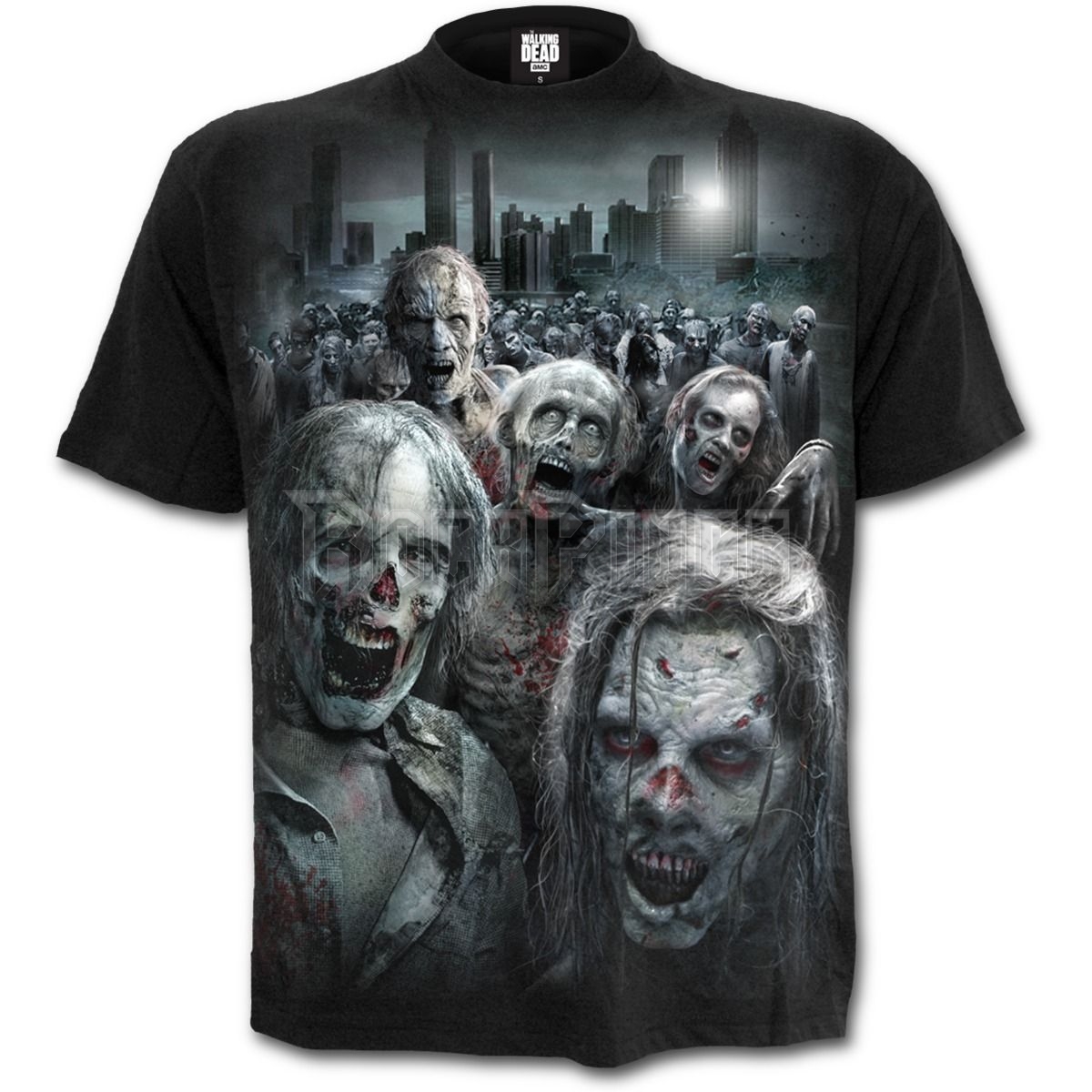 The Walking Dead - ZOMBIE HORDE - T-Shirt Black (Plain) - G005M127