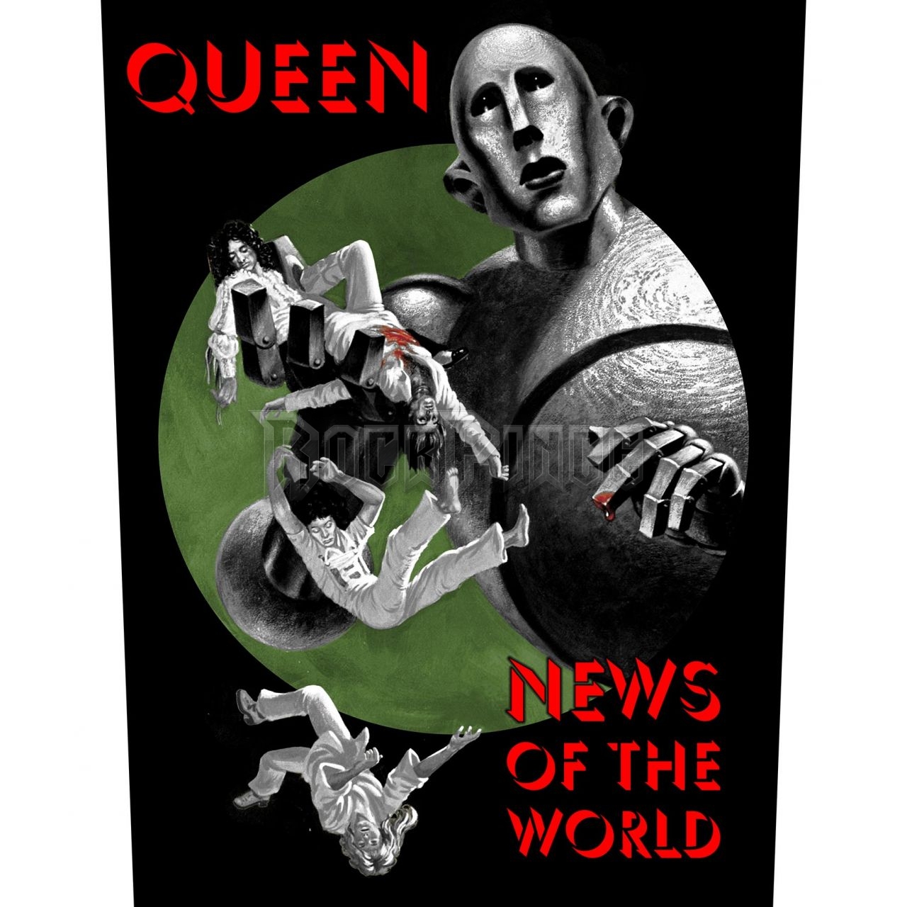 Queen - News Of The World - hátfelvarró - BP1096