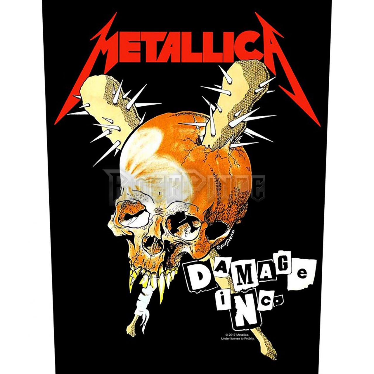 Metallica - Damage Inc. - hátfelvarró - BP1073