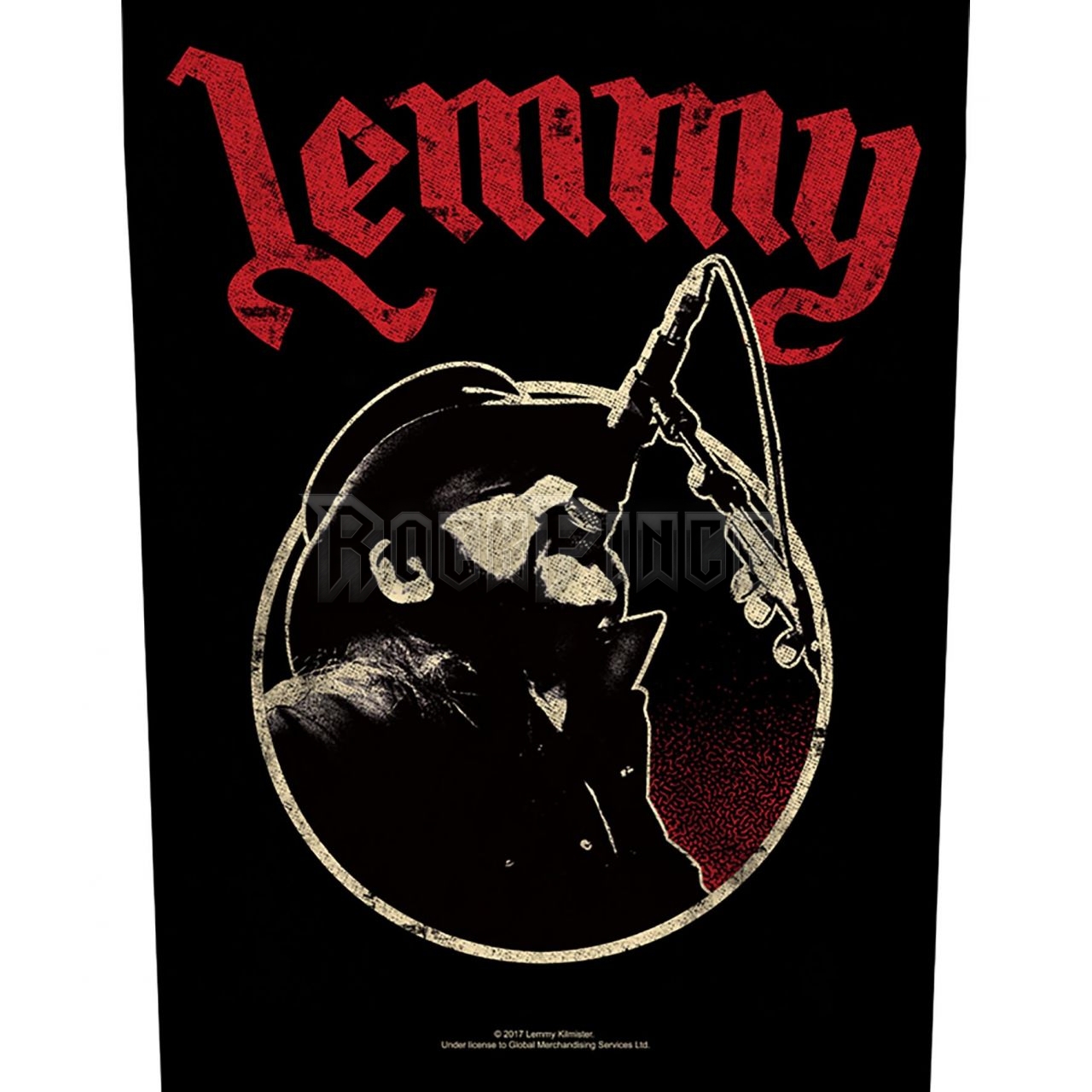 Lemmy - Microphone - hátfelvarró - BP1059