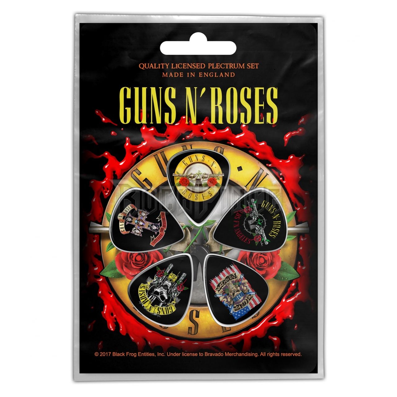Guns N Roses - Bullet Logo - gitárpengető szett - PP030