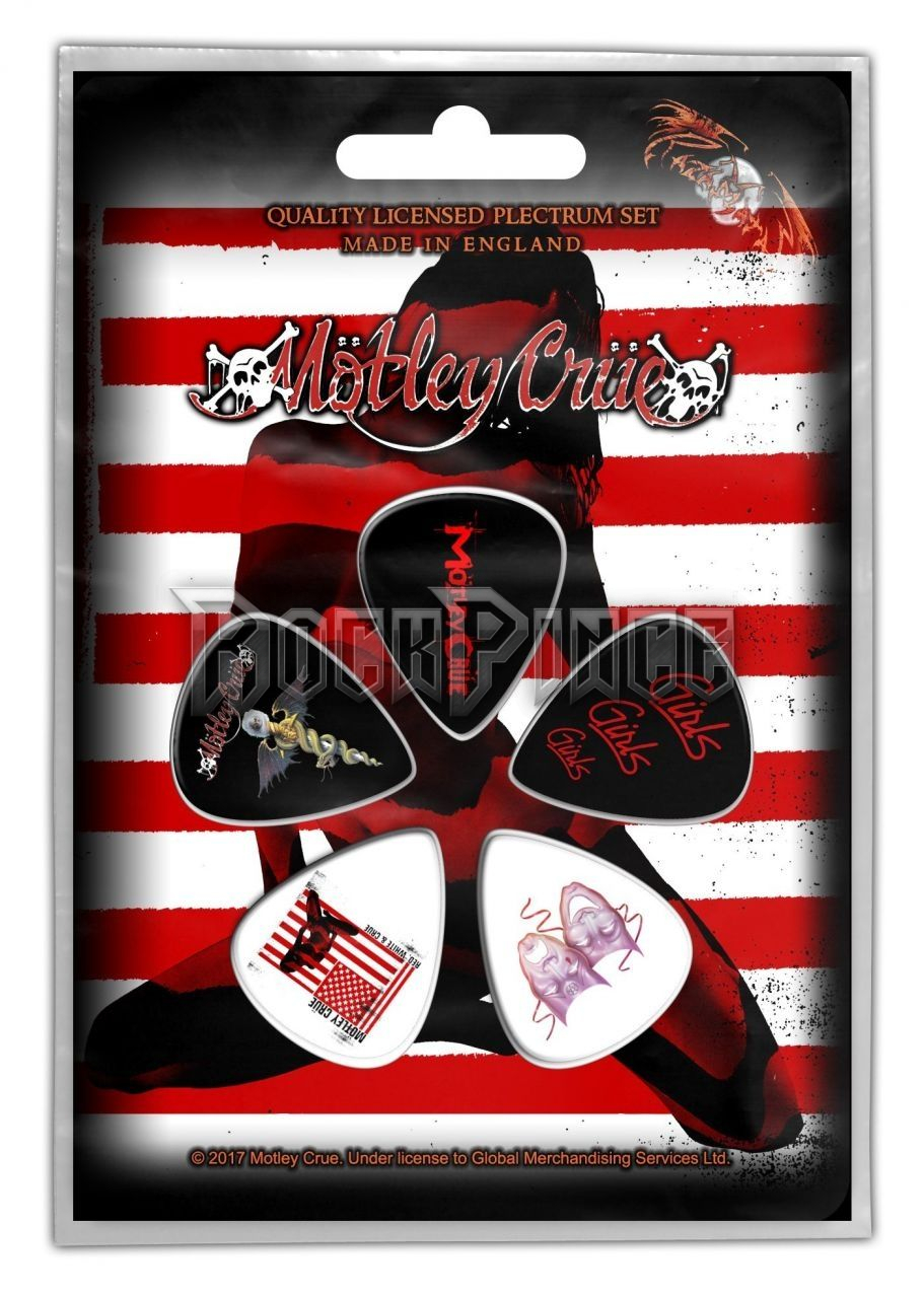 Mötley Crüe - Red, White & Crüe - gitárpengető szett - PP022