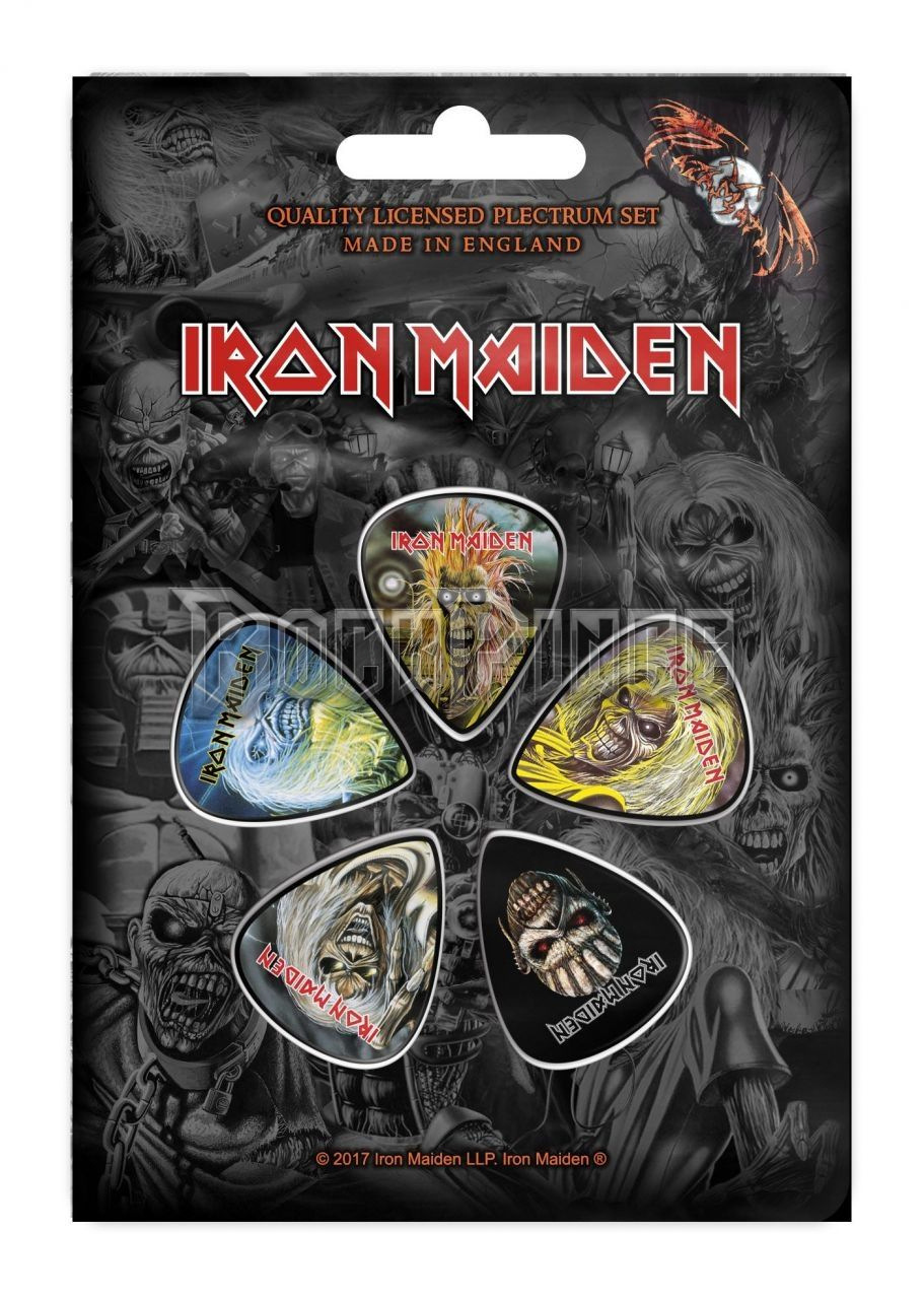 Iron Maiden - The Faces Of Eddie - gitárpengető szett - PP017