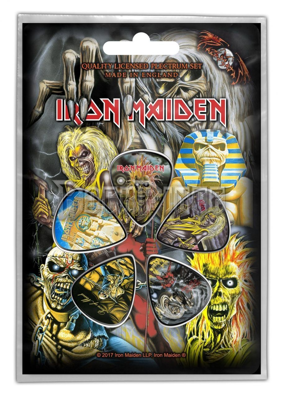 Iron Maiden - Early Albums - gitárpengető szett - PP015