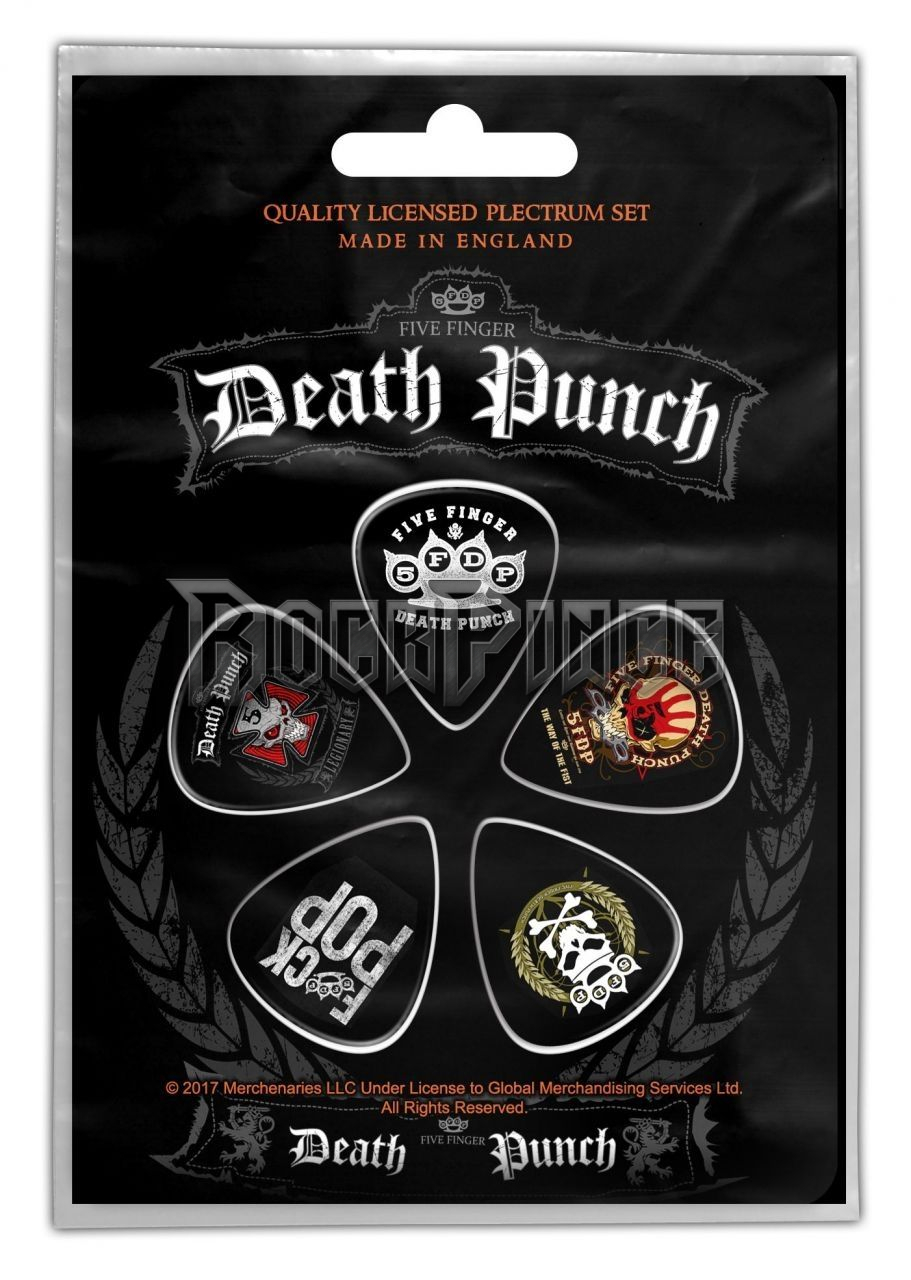Five Finger Death Punch - 5FDP - gitárpengető szett - PP014