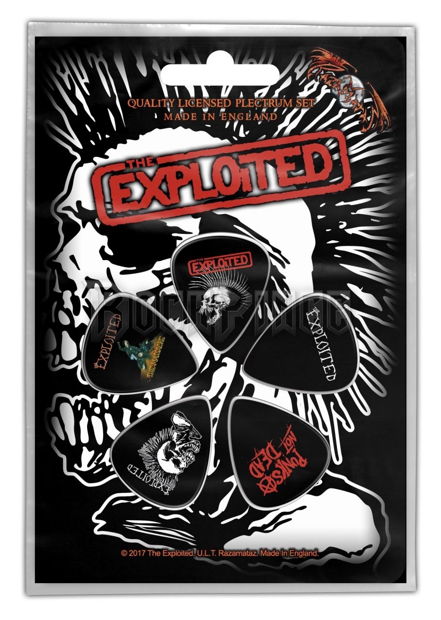 The Exploited - Skull - gitárpengető szett - PP011