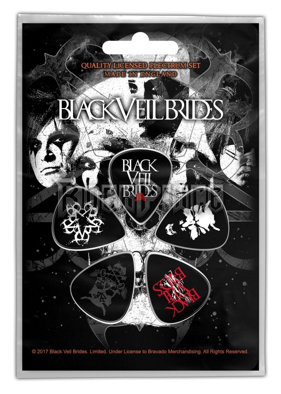 Black Veil Brides - Skull - gitárpengető szett - PP008