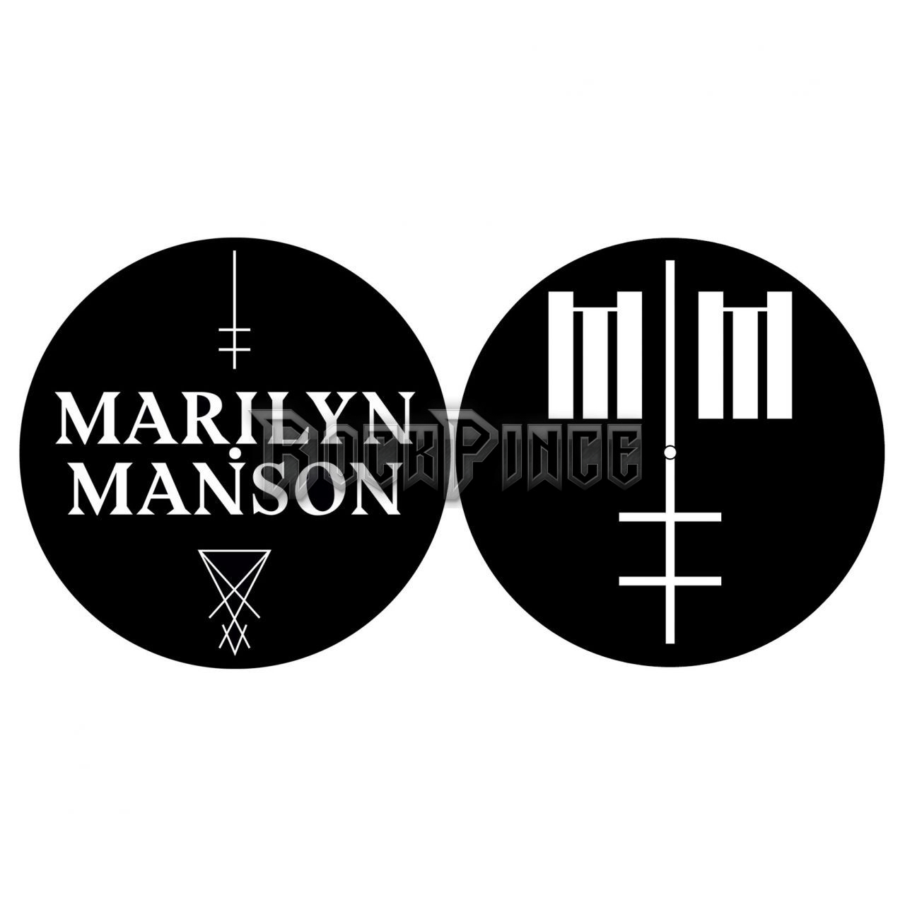 Marilyn Manson - Logo / Cross - slipmat szett - SM038