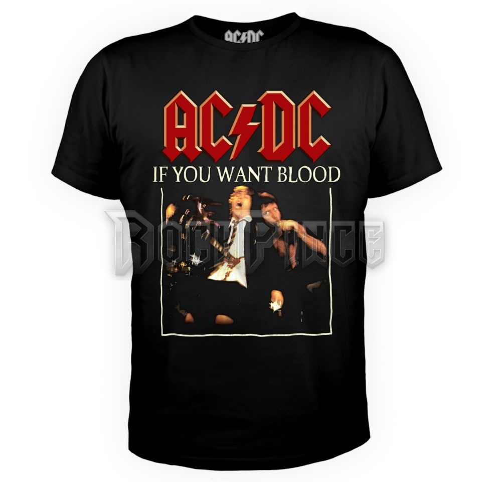 AC/DC - If You Want Blood - unisex póló - ST2196