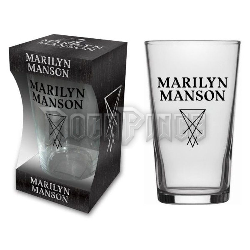 Marilyn Manson - Logo - söröspohár - BG036
