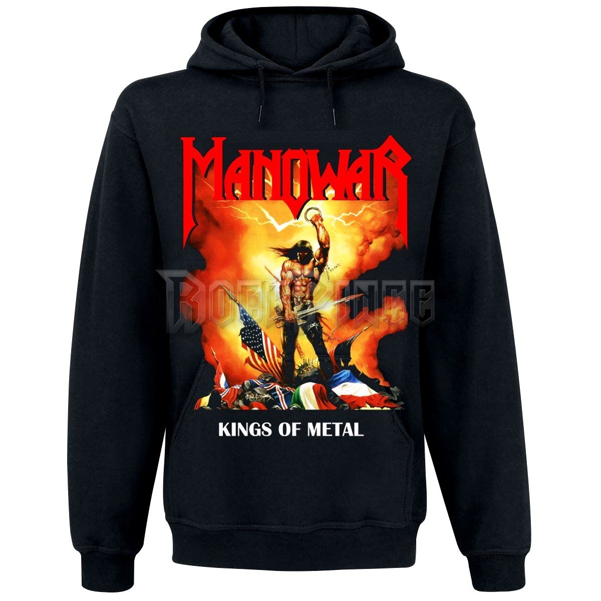 Manowar - Kings of Metal - KAPUCNIS PULÓVER
