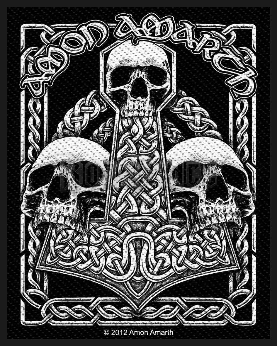 Amon Amarth - Three Skulls - kisfelvarró HKF-0871 / SP2639