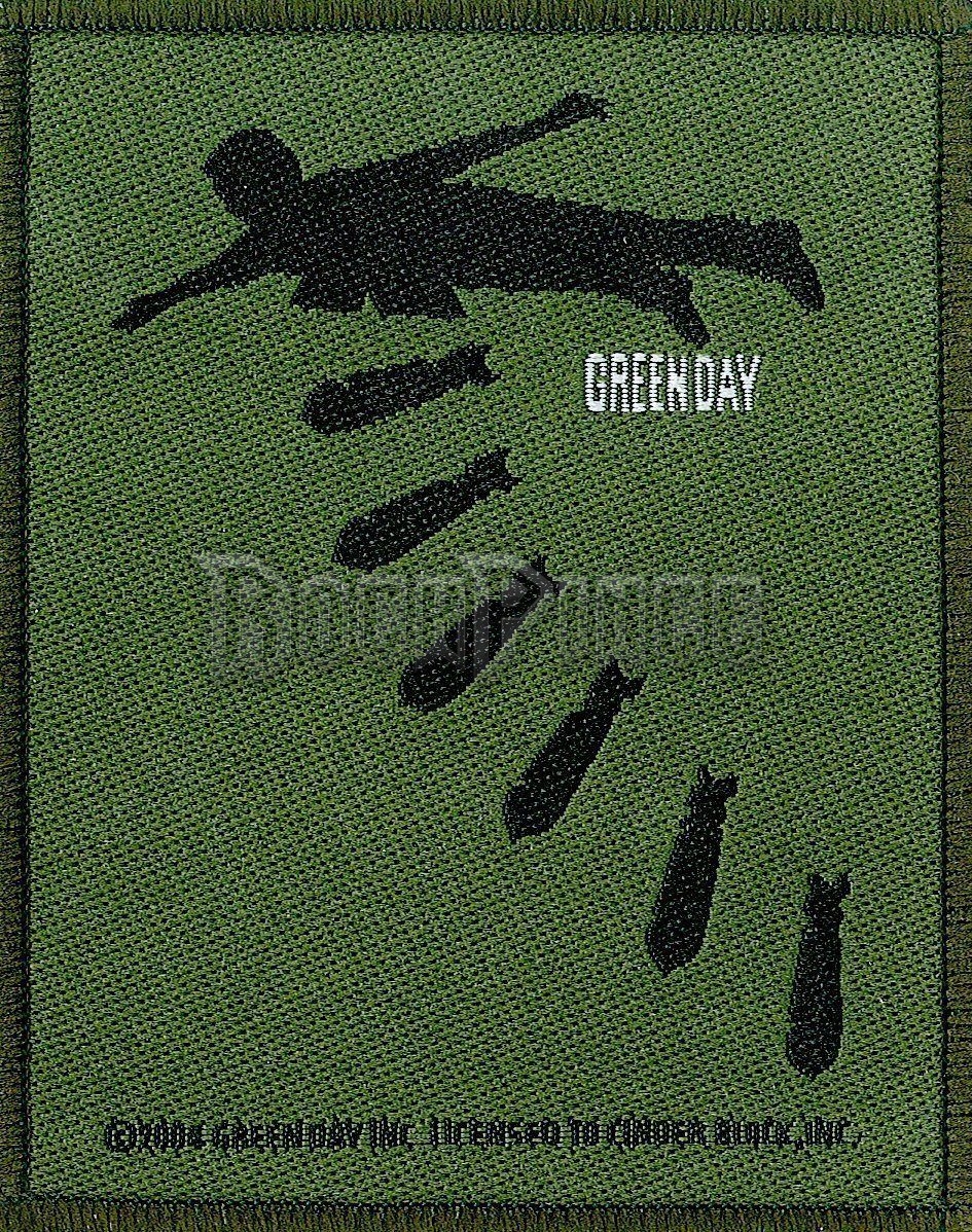 Green Day - Bombs - kisfelvarró - SP2921