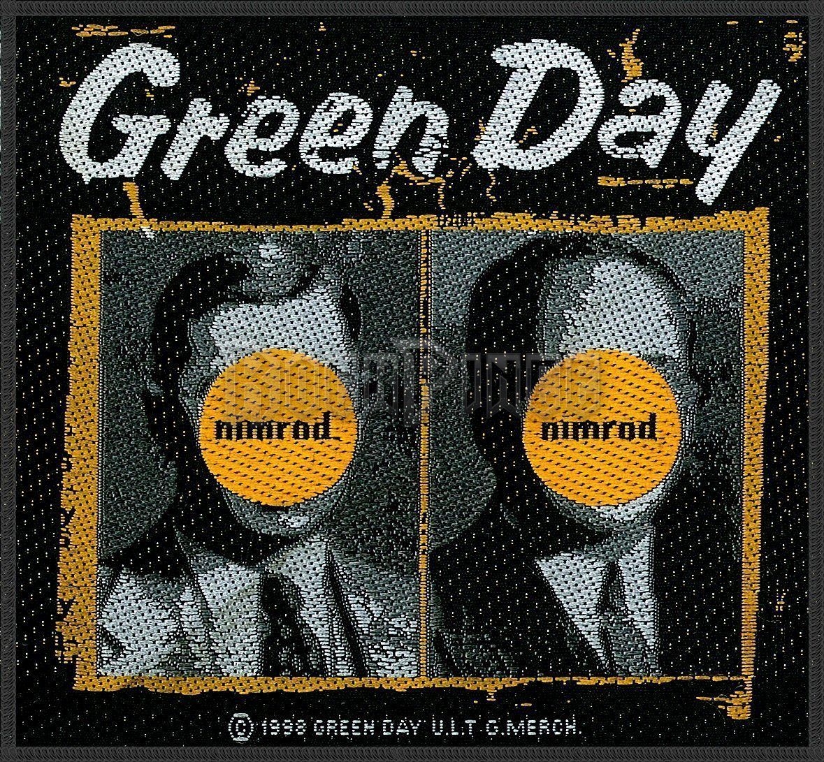 Green Day - Nimrod - kisfelvarró - SP2917