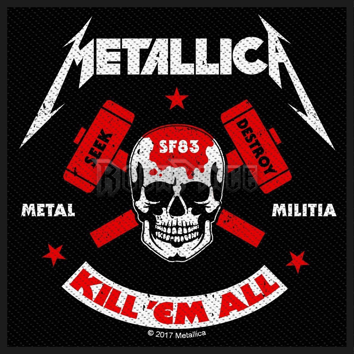 Metallica - Metal Militia - kisfelvarró - SP2935