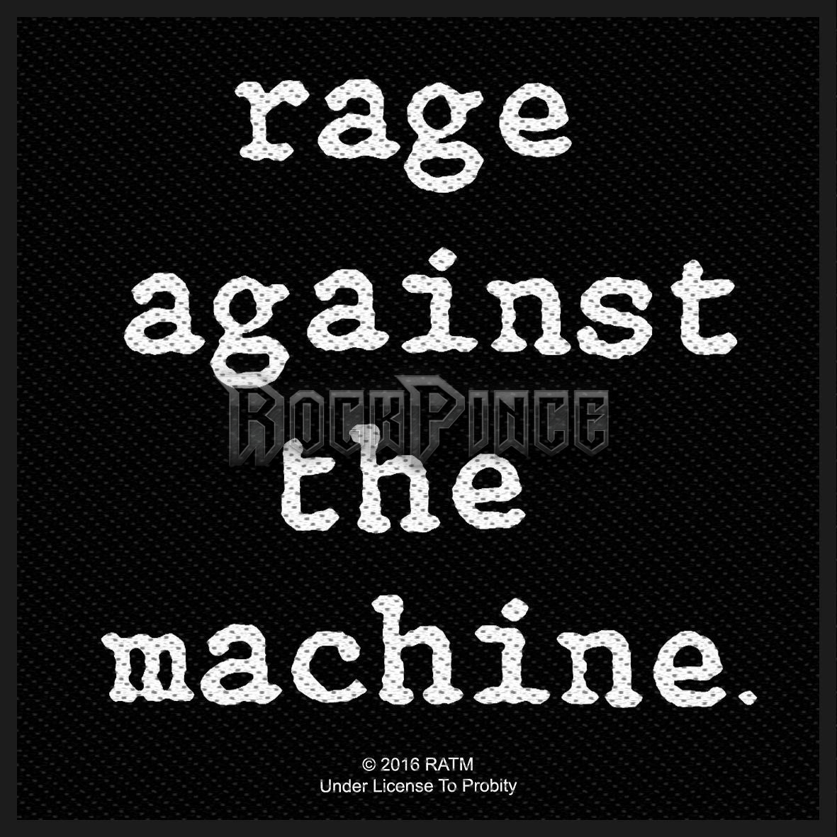 Rage Against The Machine - Logo - kisfelvarró - SP2858