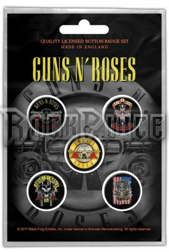 Guns N' Roses - Bullet Logo - 5 db-os kitüző szett - BB037