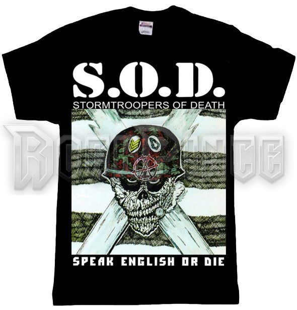 S.O.D. - Speak English Or Die - 1441 - UNISEX PÓLÓ