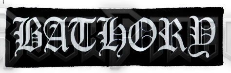 Bathory - Logo - kisfelvarró