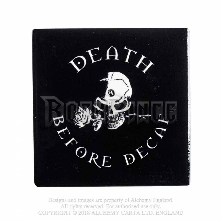 Alchemy - Death Before Decaf - poháralátét CC7