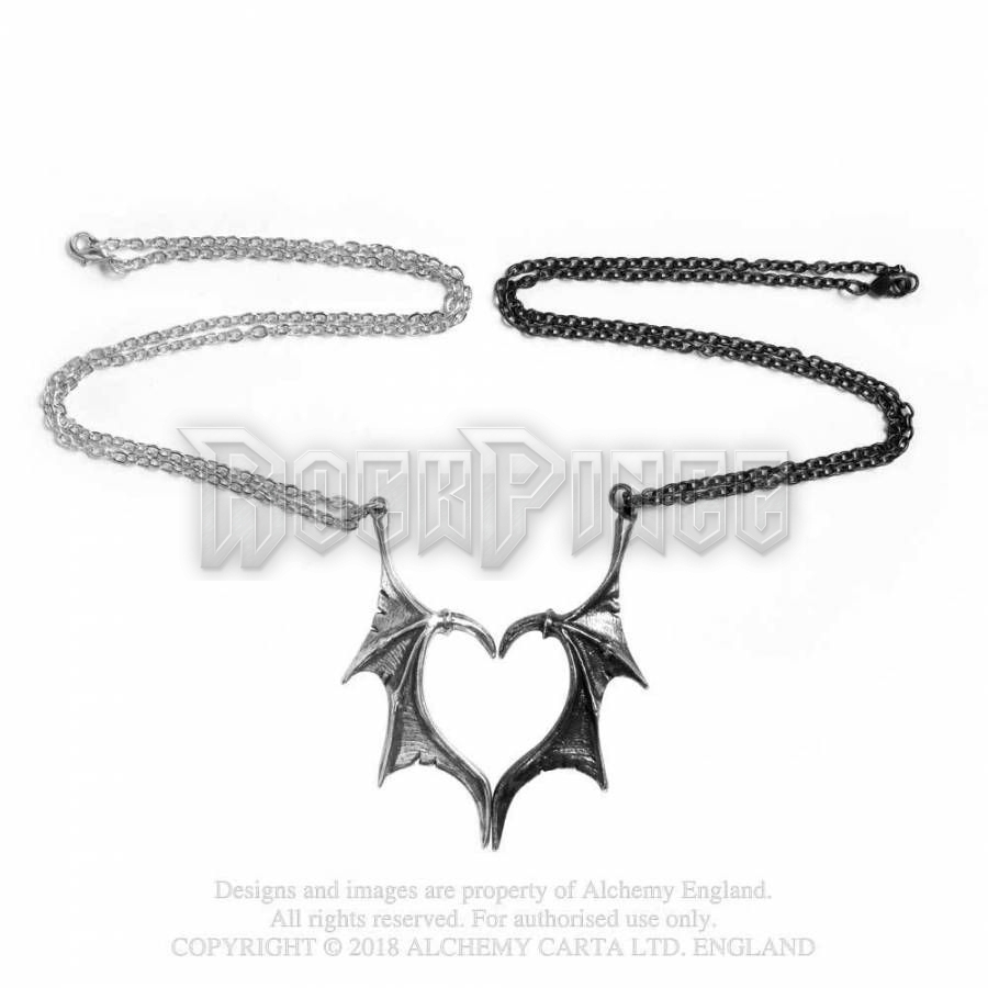 Alchemy - Darkling Heart - Friendship Pendants - nyaklánc P851