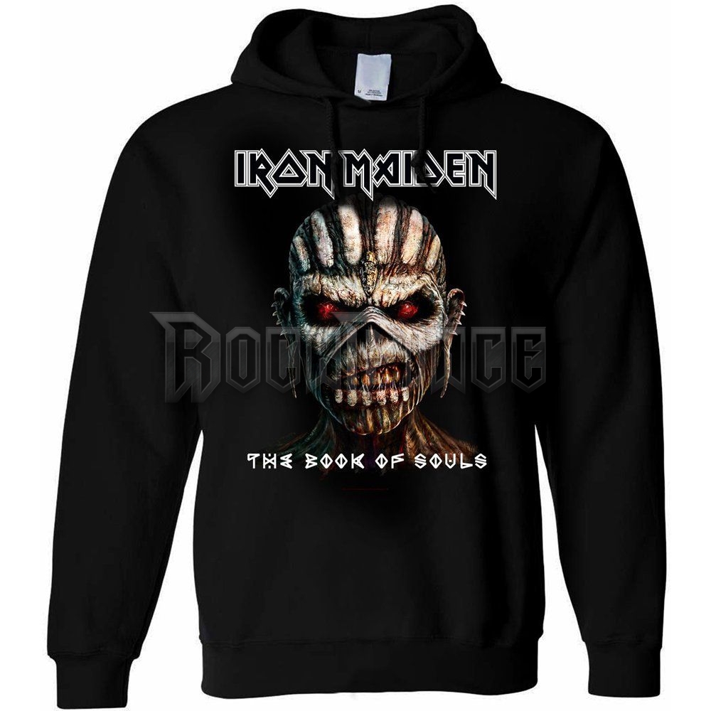IRON MAIDEN - THE BOOK OF SOULS - unisex kapucnis pulóver - IMHOOD03MB