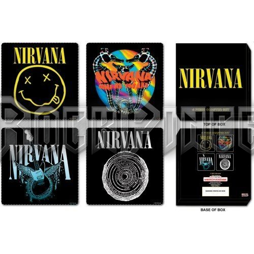 Nirvana - Mixed - 4 db-os poháralátét szett - NIRVCOAST01