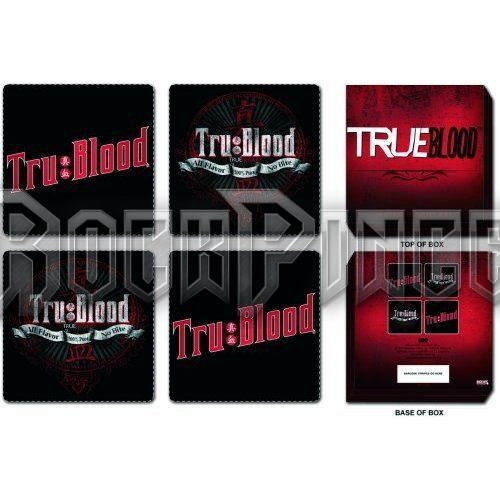 True Blood - Mixed - 4 db-os poháralátét szett - TBCOAST01